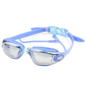Color: Summer Blue - Go Go Goggles Swimming Glasses With Ear Plugs