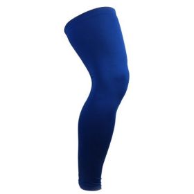Color: Blue, Size: M - Lengthen Compression Leg Warmers