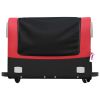 vidaXL Bike Trailer Black and Red 99.2 lb Iron