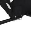 vidaXL Bike Trailer Black and Red 99.2 lb Iron