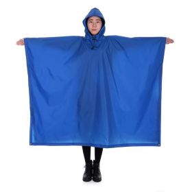 Multi-Usage Lightweight Hooded Rain Poncho Picnic Mat Blanket Sun Shelter