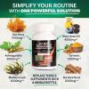 Nutritional Capsules, SEA MOSS COMPLETE ALL-IN-ONE SUPPLEMENT FORMULA, SEA MOSS, BLACK SEED OIL, BLADDERWRACK, BURDOCK, ALL-IN-ONE Multimineral" FORMU