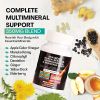 Nutritional Capsules, SEA MOSS COMPLETE ALL-IN-ONE SUPPLEMENT FORMULA, SEA MOSS, BLACK SEED OIL, BLADDERWRACK, BURDOCK, ALL-IN-ONE Multimineral" FORMU