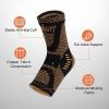 COPPER Ankle Brace Socks for Sprained Ankle Compression Sleeve - Plantar Fasciitis Relief Brace, Foot Support for Women & Men - Tendonitis & Arthritis