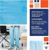 Blue Disposable Scrub Pants, X-Large Pack of 10 Polypropylene 35 GSM Disposable Pants Medical with Waist Ties. Breathable Disposable Scrubs for Women