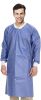 Disposable Lab Coats for Adults, Medium. Pack of 10 Blue SMS Knee Length Lab Coat Disposable. 60 GSM Disposable Coats Medical. Painting Lab Coat with