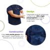 Medical Supply Disposable Isolation Gown X Large Size 10 Pack of Navy Blue 50 GSM Polypropylene Disposable Gowns Medical with Neck and Waist Ties Isol