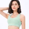 Sports Bra For Women Padded Support Criss Cross Strappy High Impact Quick-drying Bras For Yoga Exercise Athletic caramel colour L (57.5-62.5kg)