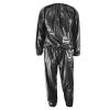 Color: Black, Size: 4XL - Sauna Fitness Clothing Control Body Suit Exercise Sportswear