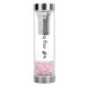 My Balance's High-Quality Borosilicate Glass Bottle with Pink Quartz