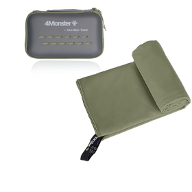 Camping Towels Super Absorbent, Fast Drying Microfiber Travel Towel, Ultra Soft Compact Gym Towel ,Sport Towel (Color: Army Green, size: XS 30x50cm)
