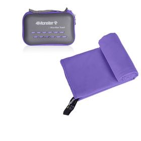 Camping Towels Super Absorbent, Fast Drying Microfiber Travel Towel, Ultra Soft Compact Gym Towel ,Sport Towel (Color: Purple, size: L 60x120cm)