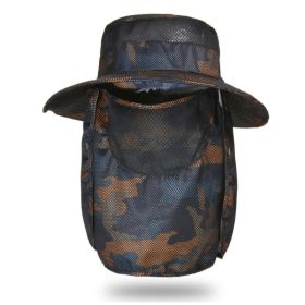 Fishing Hat; Waterproof Sun Protection Boonie Hat For Outdoor Safari Hunting Hiking Gardening (Color: tangerine)